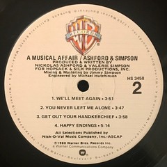 Ashford & Simpson, A Musical Affair, (LP, Album, Los), NM or M-, 4257261126