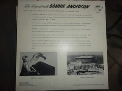 VINYL RECORD LP C THE UNPREDICTABLE BONNIE ANDERSON WRECKS “THE WRECK” ALP-36