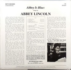 Abbey Lincoln -Abbey Is Blue 2021 Reissue Remastered Vinyl LP, New SEALED 180g