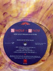 SIMPLE MINDS ~1983 New Gold Dream LP Ltd Ed Gold Purple Marble Colored NM/NM-!