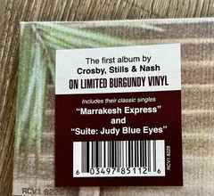 Crosby Stills & Nash Rhino Burgundy Color Vinyl Lp Sealed And Mint .