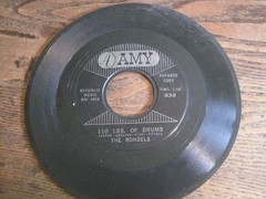 Instrumental Surf Tittyshaker 45RPM-RONDELS 110 Lbs Of Drums&CALDONIA-ADVANCEO