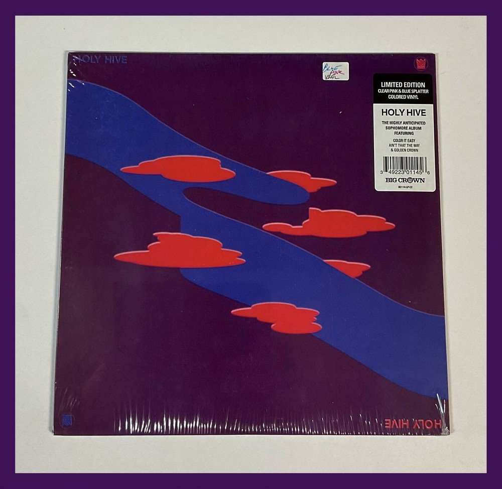 Holy Hive – Holy Hive LP On Clear Pink & Blue Splatter Vinyl Funk/Neo Soul