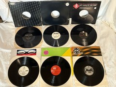 Lot of 6 Techno Trance House Remix 12″ 1990’s-2000’s vinyl records G+ to VG+