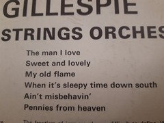 DIZZY GILLESPIE And His Operatic Strings Orchestra LP UK Mono Bebop