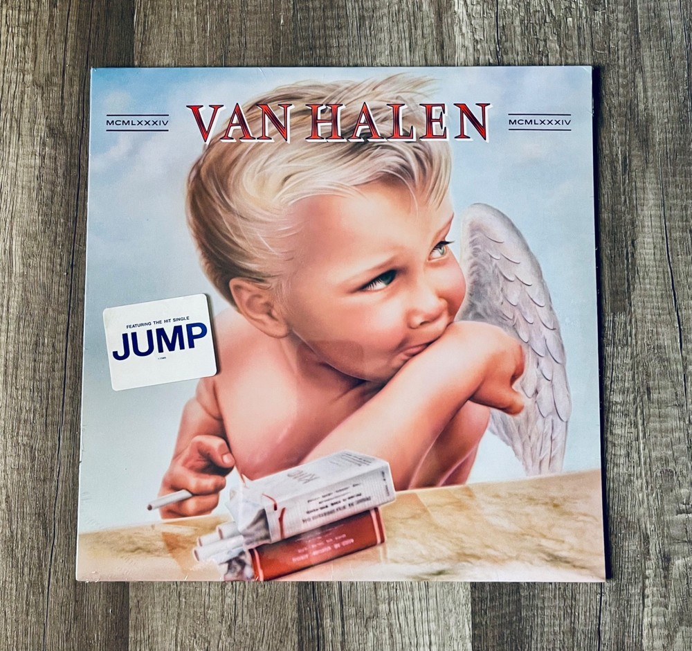 Van Halen 1984 Vinyl LP Original 23985-1 UPSIDE DOWN BACK COVER SEALED W/HYPE