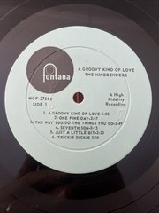 THE MINDBENDERS “A Groovy Kind of Love” Vinyl LP (1966) MGF 27554 Fontana EX/VG+