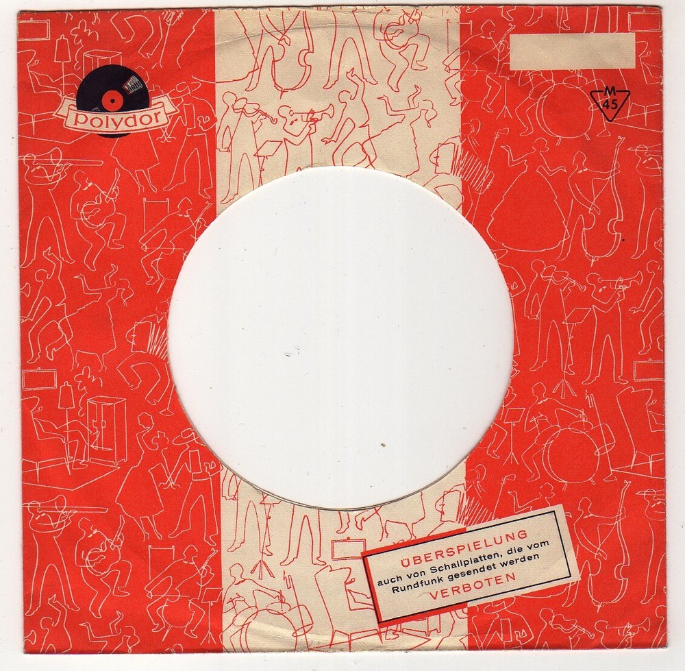 ♫ 7″ Company Sleeve POLYDOR 1961 Tony Sheridan & THE BEATLES Original 1st Cover♫