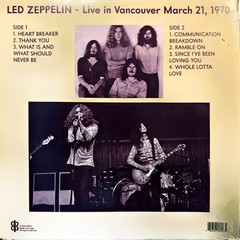 Led Zeppelin Mudslide Live In Vancouver 1970 Vinyl LP NEW SEALED VINYL LP Rare