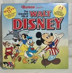 The Greatest Hits Of Walt Disney 12” Vinyl LP Album Record 1975 Vintage