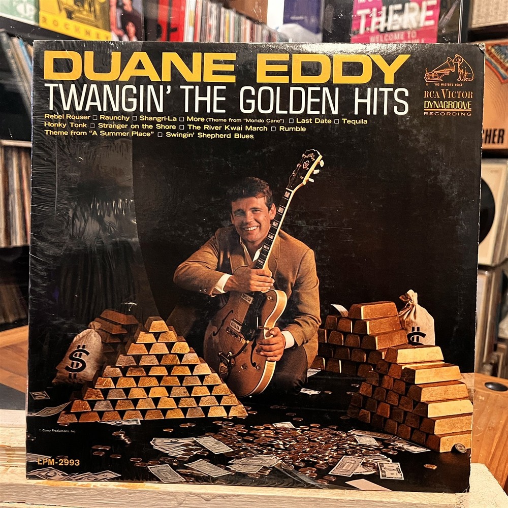 [ROCK/POP]~EXC LP~DUANE EDDY~Twangin’ The Golden Hits~[1965~RCA~Issue]