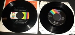 Lot of 2 White Christmas / God Rest Ye Merry Gentlemen Bing Crosby 45 MCA Decca
