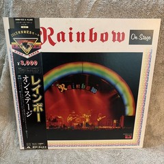 Rainbow On Stage Oyster 30MM 9227,8 Japan LP OBI EX Dio Heavy Metal Hard Rock