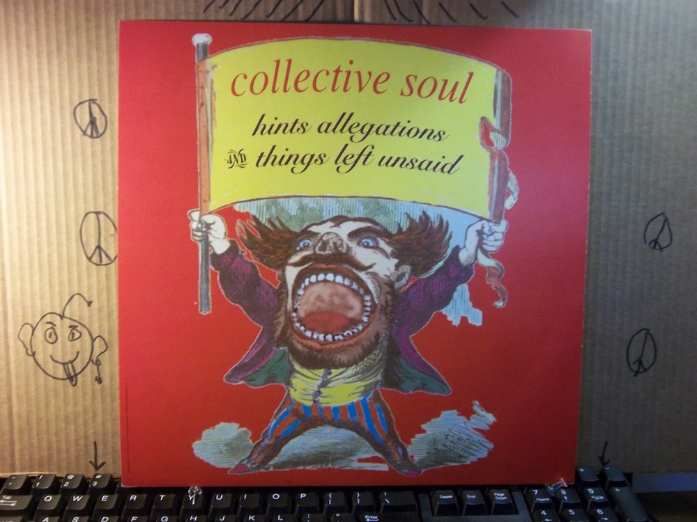 Orig Vintage Collective Soul Hints 1994 12×12 promo Flat/poster Not a record