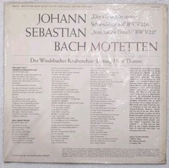 Johann Sebastian Bach Motetten Vinyl LP Album Eurodisc Brand New Import 1964