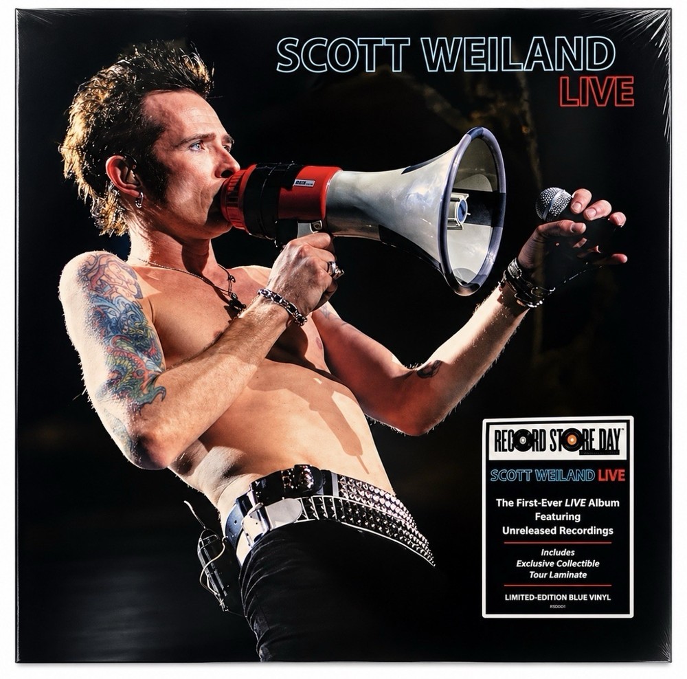 SCOTT WEILAND LIVE LP RSD 2026 RECORD STORE DAY Blue Vinyl /2000