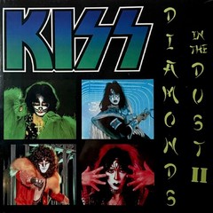 Kiss Diamonds & Dust II Light Blue/Green Splatter Vinyl 1 LP Live 1970-83 SBD