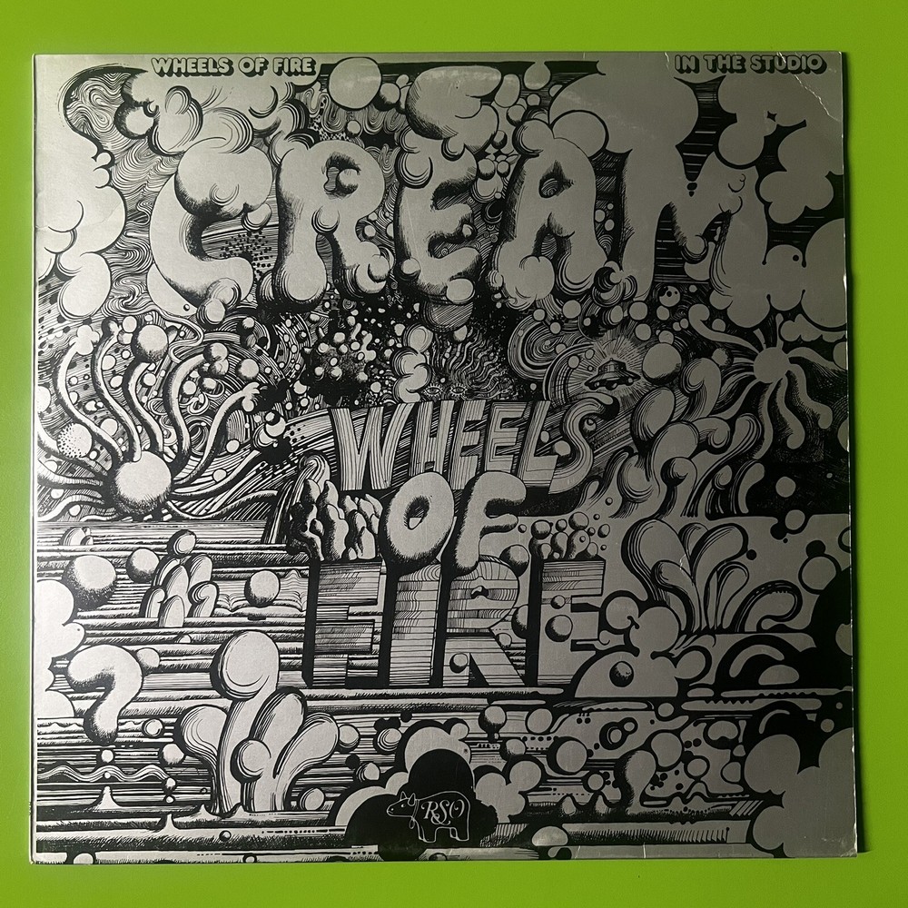 Cream ‎– Wheels Of Fire – In The Studio LP Rock Eric Clapton Blues Psychedelic x