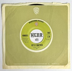 Hot Groovy Heavy Psych Garage 45 KINDRED Get It / Small WB Eddie Cochran VG++