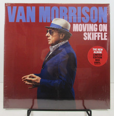 12×12″ SIGNED by VAN MORRISON “Moving on Skiffle” RED LIMITED 2-LP Exile Records