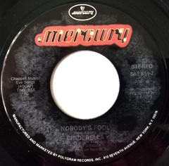 CINDERELLA – NOBODY’S FOOL b/w PUSH PUSH -ORIG 1986 w/ PIC SLV -45 RPM-NEAR MINT