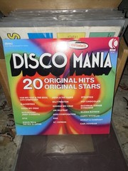 1975 “DISCO MANIA” ’20 ORIGINAL HITS’ DISCO POP ROCK LP VINYL RECORD – K-TEL