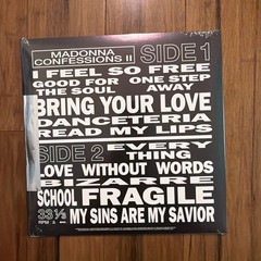 MADONNA CONFESSIONS II LIMITED EDITION BABY BLUE VINYL/TIKTOK (NEW/SEALED)