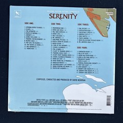 David Newman Serenity LP Original Motion Picture Soundtrack Blue Vinyl NEW MINT!