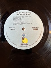 lot 2 The Art of Noise Who’s Afraid of Art of Noise Island 90179 LP & 45 RPM NM-