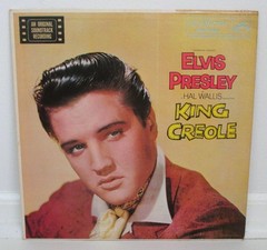 Elvis King Creole RCA Victor Black Label Dog Top Center Record VG++ Cover VG+