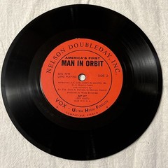 America’s First Man In Orbit John Glenn Nelson Doubleday 33-1/3 RPM 7″ EP