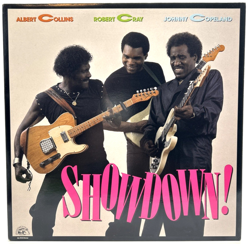 ALBERT COLLINS, ROBERT CRAY, AND COPELAND “SHOWDOWN” LP 1985 Alligator AL4743 NM