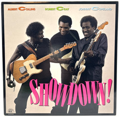 ALBERT COLLINS, ROBERT CRAY, AND COPELAND “SHOWDOWN” LP 1985 Alligator AL4743 NM