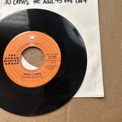 The Edgar Winter Group Free Ride/When It Comes 1972 Epic Records 45