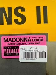 MADONNA CONFESSIONS RECORD HOT PINK VINYL BARNES NOBLE SEALED LP PROMO HYPE MINT
