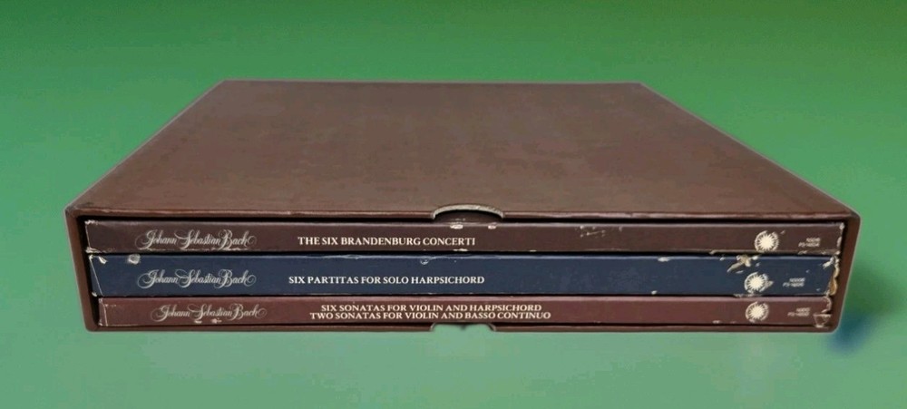 Johann Sebastian Bach 33 RPM Box Set Smithsonian Collection 9 LP Records