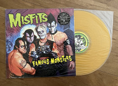 Mint* Misfits Famous Monsters 2000 Japan Yellow LP Roadrunner Records RRJY1002