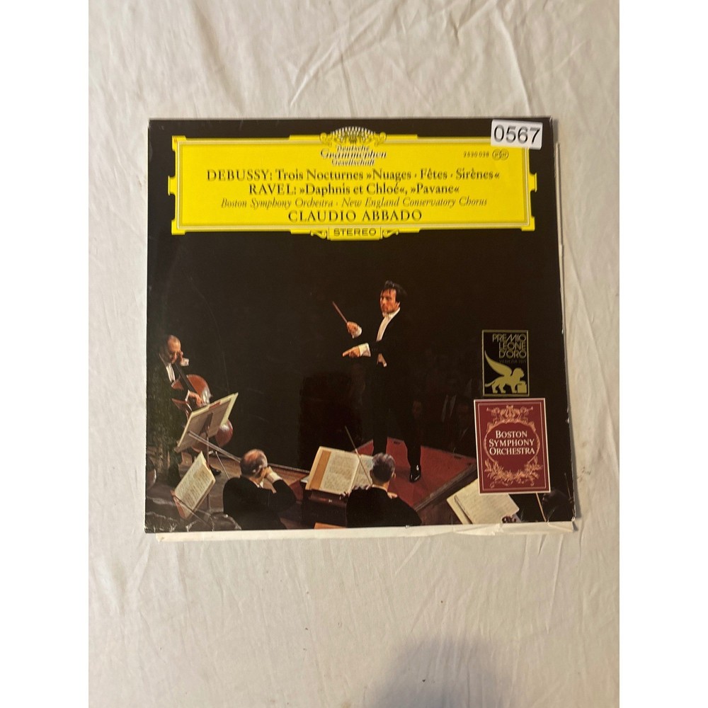 Deutsche Grammophon Debussy Ravel Abbado BSO Vinyl 12″ Black Good 2530 038 LP
