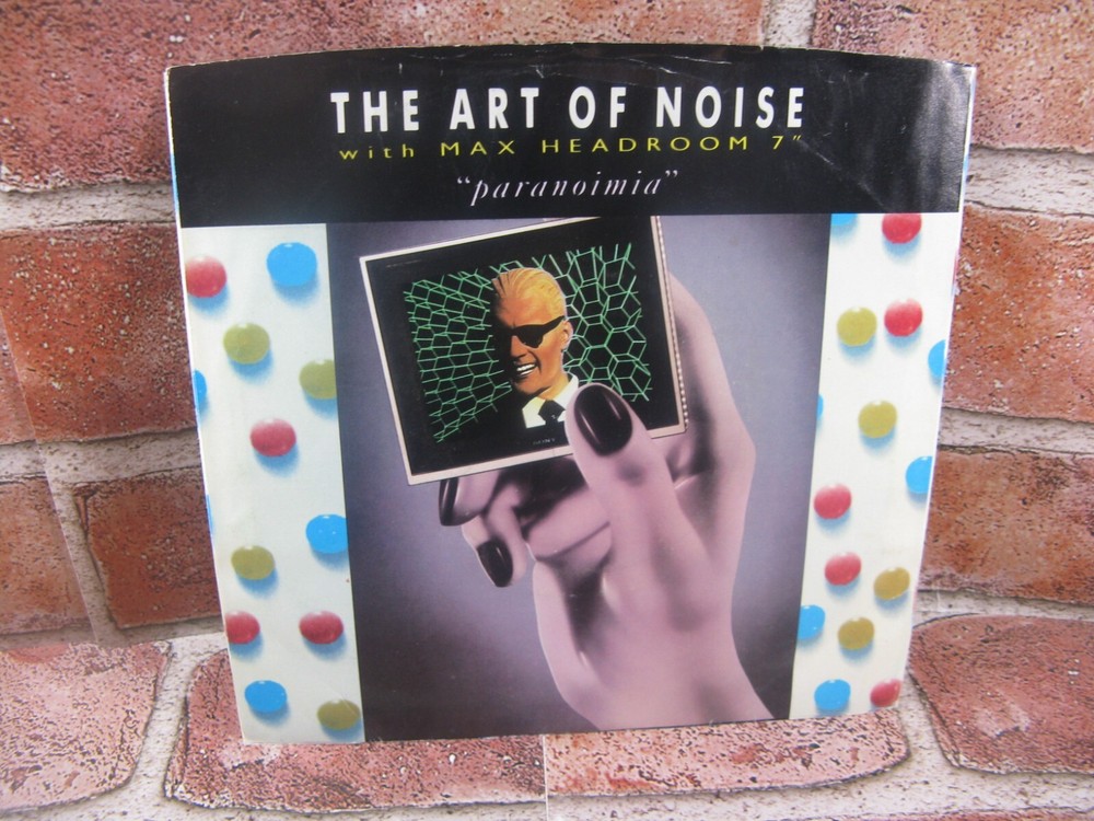The Art Of Noise With Max Headroom Paranoimia 45 RPM Vinyl 7″