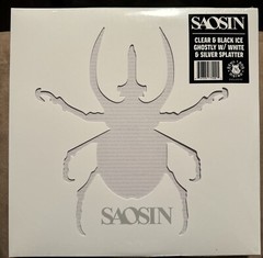 Saosin Self Titled LP Clear/Black Ice Ghost w/ White/Silver Splatter Devil Dog