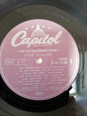Gene Vincent – The Capitol Golden Years – Gene Vincent Story Vol. 7&8 LP, Album)