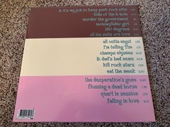 NOFX So Long & Thanks For All Shoes CLEAR w WHITE PINK BROWN SPLATTER Vinyl NEW