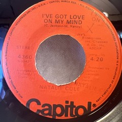 1977 Natalie Cole I’ve Got Love On My Mind Unpredictable 45 VG+ LABEL MISPRINT ￼