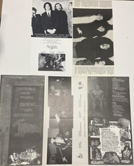 9 Punk Rock Metal Posters Art Wall 1990s-2000s 7″ Record 45rpm Sleeve Unfolded
