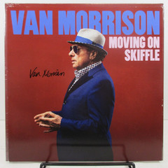 12×12″ SIGNED by VAN MORRISON “Moving on Skiffle” RED LIMITED 2-LP Exile Records