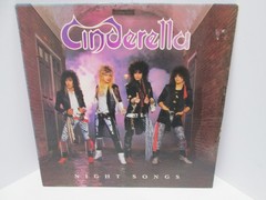 Cinderella – Night Songs Original 1986 Hair Metal vinyl LP tested above VG FIRM