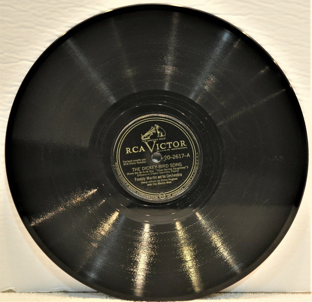 FREDDY MARTIN “The Dickey-Bird Song / If Winter Comes” 78 RPM RCA Victor 20-2617