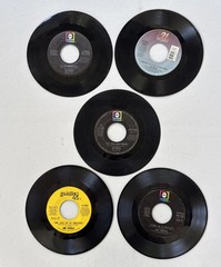 JIM CROCE Lot of 5 7” 45RPM Records Leroy Brown, Operator, Time In Bottle