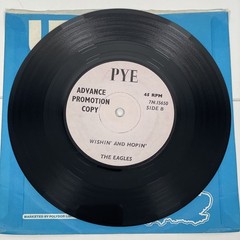 The Eagles Write Me A Letter 7” Promo Single Vinyl Record 45rpm Wishin And Hopin
