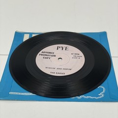 The Eagles Write Me A Letter 7” Promo Single Vinyl Record 45rpm Wishin And Hopin